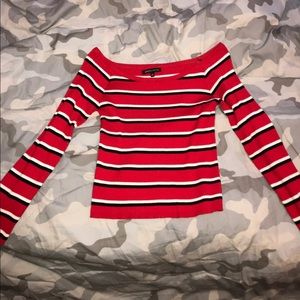 Kendall and Kylie off the shoulder top